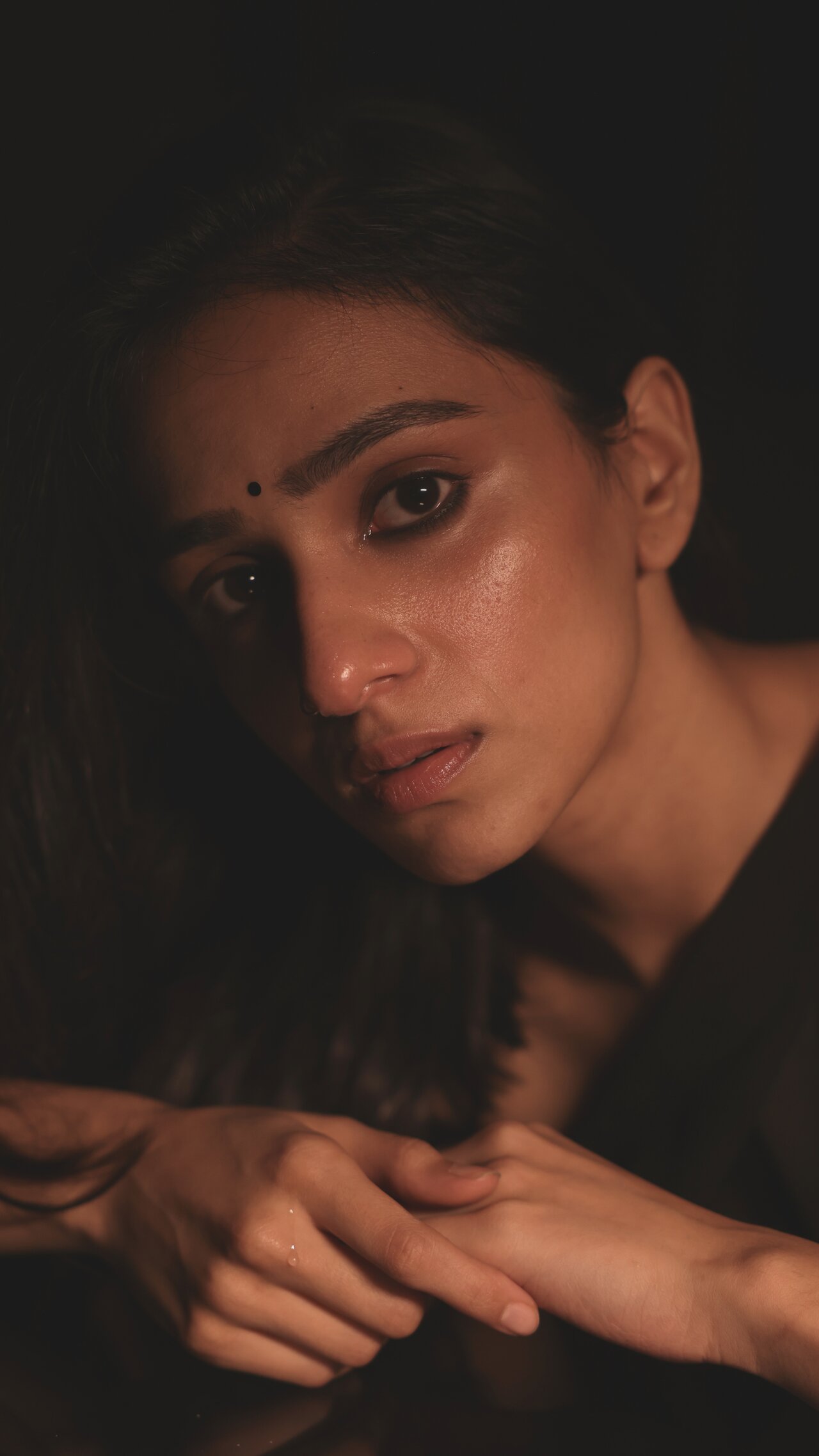 Siffaat Gandhi — bindi close-up portrait, editorial